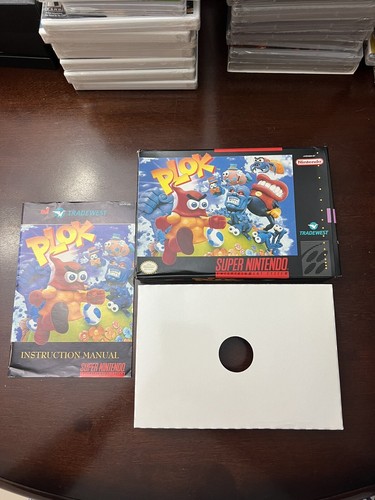SNES PLOK 1993 Authentic Original Owner Tested - Picture 10 of 20