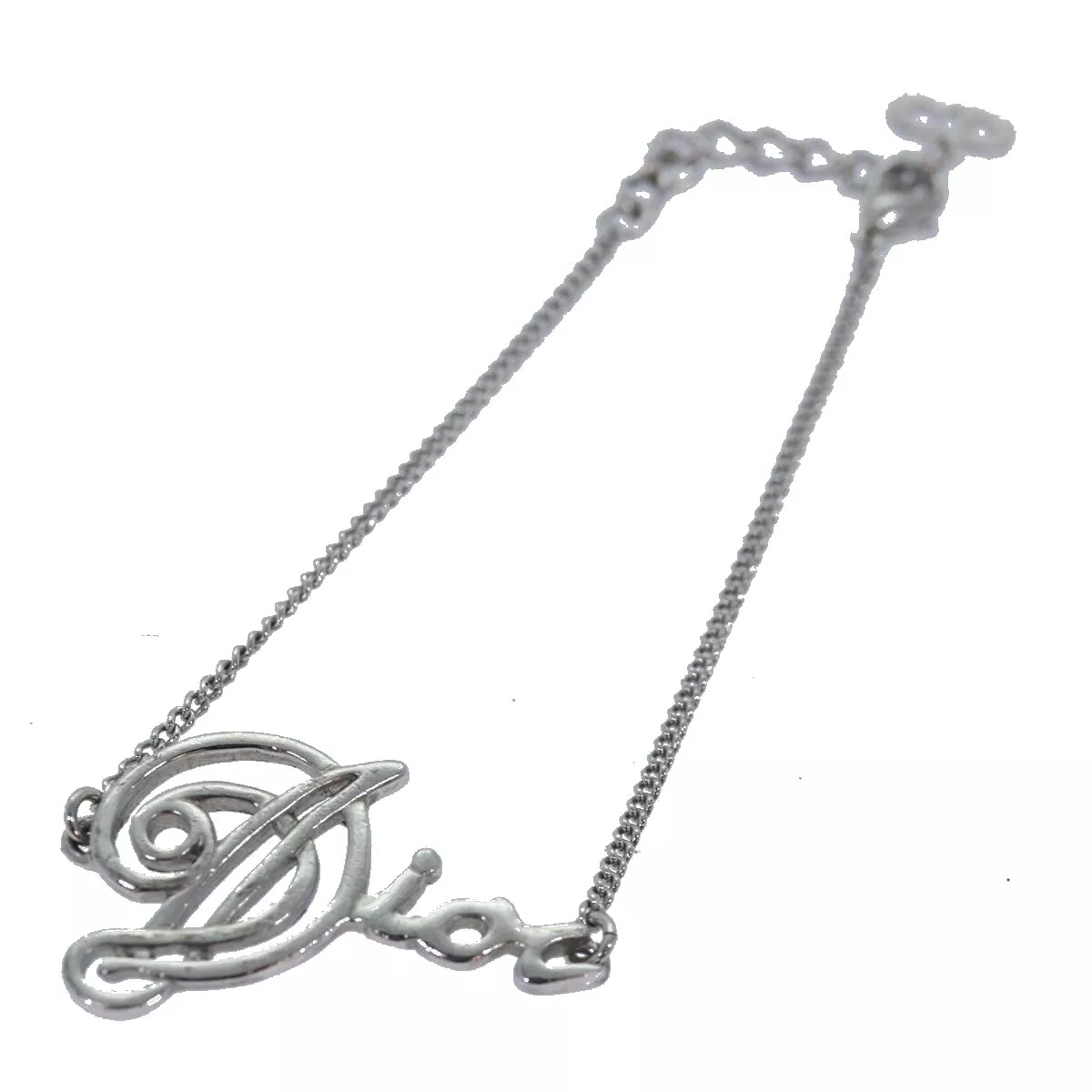 Bracelet Dior en métal argenté bijou authentique
