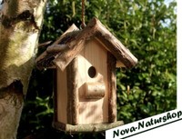 Nistkasten , Vogelhaus, Meisen U.A, NisthäUschen Mit Reisigdach