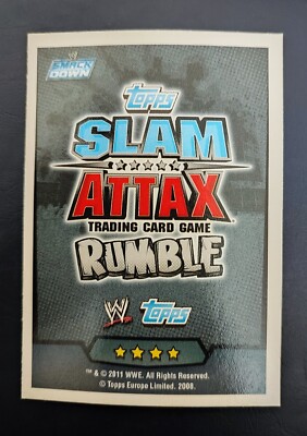 The Great Khali WWE CARD 2011 SLAM ATTAX RUMBLE GOLD FOIL limited