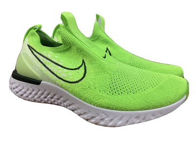 nike epic phantom react flyknit electric green