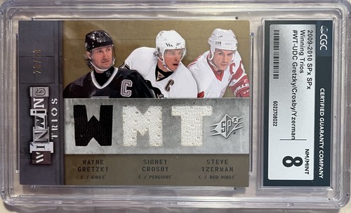 2009 SPx Winning Trios 20/50 Sidney Crosby Steve Yzerman Wayne Gretzky #WT-UDC - 第 1/3 張圖片