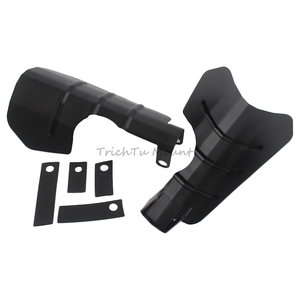 New Style Matte Black Hand Guards For Harley Touring Dyna Softail Honda Yamaha