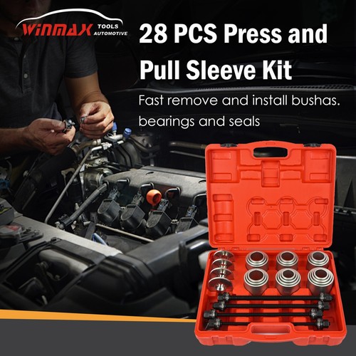 28PC Master Press& Pull Sleeve Kit Bushes Bearing Bushes Seals Installation Set - Picture 3 of 7