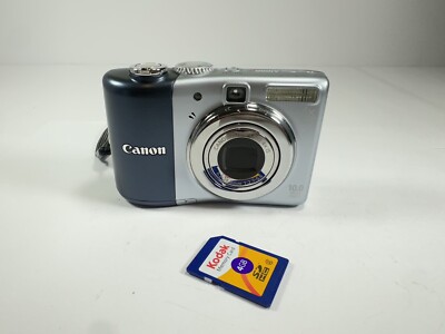 CANON PowerShot A1000 IS Digital Camera w/ Image Stabilizer Tested Working