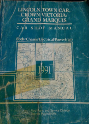 1991 Ford Krone Victoria Grand Marquis Stadt Auto Service Shop Repair Manual OEM