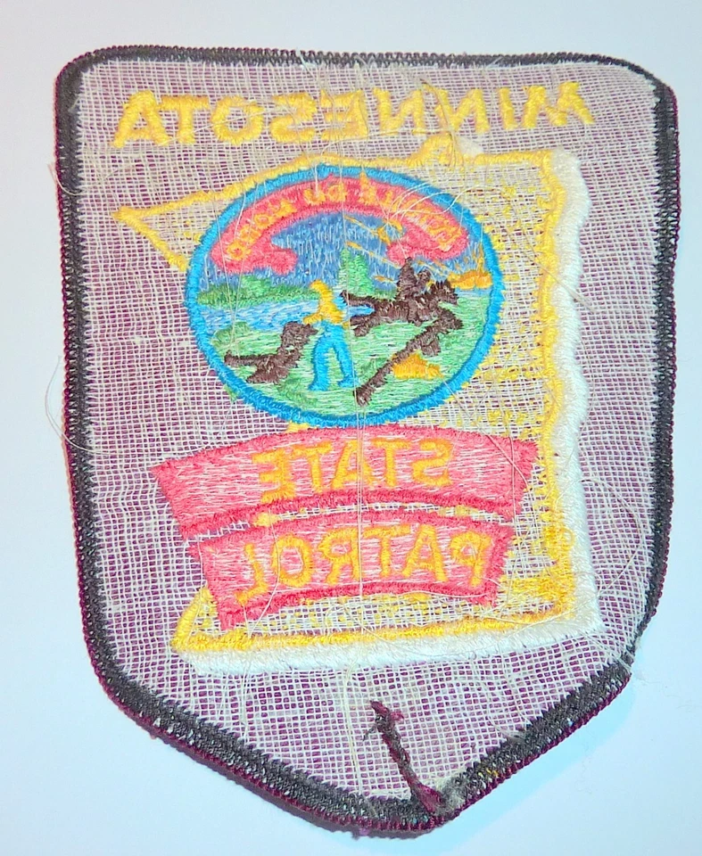 Patch de patrulha estadual de Minnesota polícia xerife pano de queijo apoio ver fotos - Imagem 3 de 4