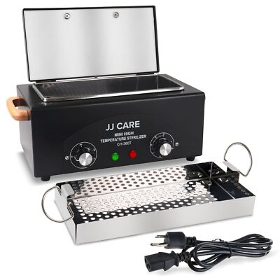 Esterilizador de calor seco 1.8L con temporizador, inox.