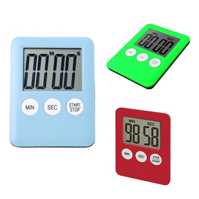 Large Digital LCD Kitchen Cooking Timer Count-Down Up Clock Alarm Magnetic Timer