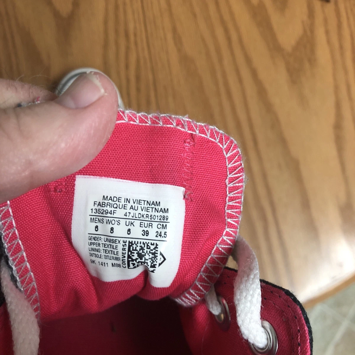Converse clearance rouge 39