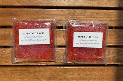 Heiß-Kalt Kompresse Hot-Cold 10cmx10cm wiederverwendbar Wasserbad + Kühlschrank