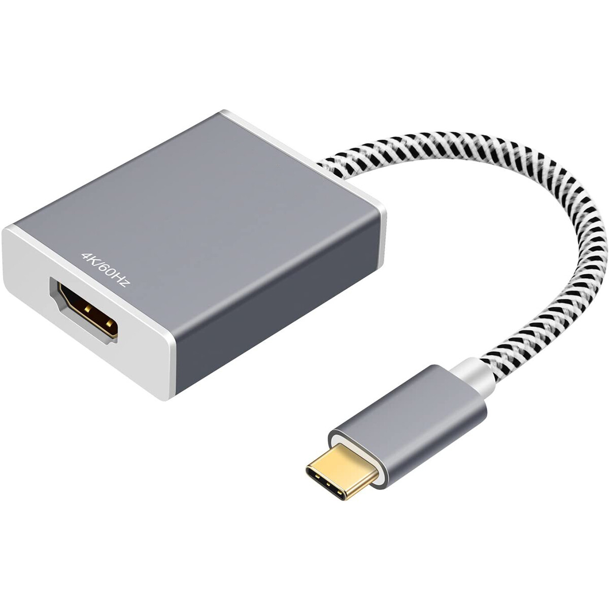 Cable adaptador convertidor USB-C tipo C a HDMI 2.0 4KX2K@60Hz para Apple MacBook, imagen 8
