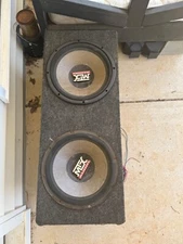 MTX TNE212D 1-Way Car Subwoofer