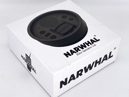Narwhal 30oz Tumbler Lid w Bluetooth Speaker Gray IPX6 Water Dust Resistant NEW - Picture 6 of 7