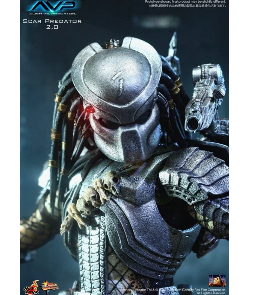 Alien vs Predator AVP Scar Predator 2.0 Ver. 1/6 Figure Hot Toys