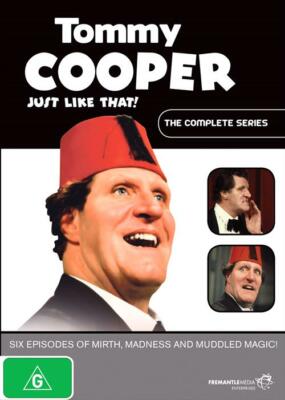 DVD - TOMMY COOPER Just Like That! - The Complete Series Region 4 - GOOD