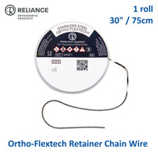 Dental Orthodontic Relience Ortho-FlexTech Lingual Retainer Wire Steel 75cm