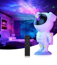 SunTime Star Projector Galaxy Night Light - Astronaut Starry Nebula Ceiling LED 