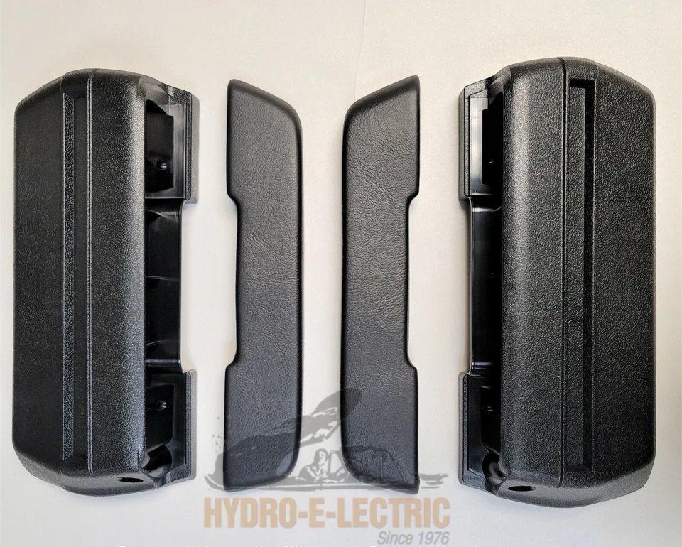 NUEVO 1968-1972 Buick Skylark Sedán Puerta Delantera Tirador Brazo Base y Juego de Almohadillas - Negro Foto 3 de 3