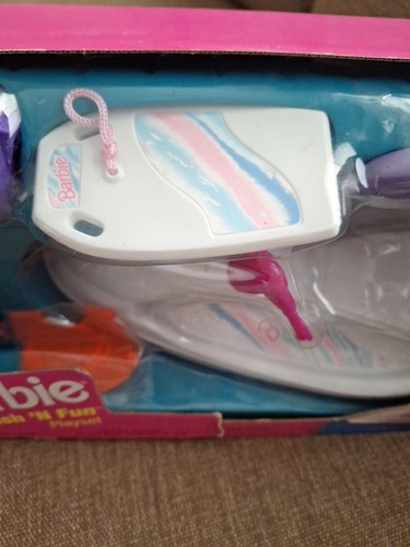 NEW 1998 Mattel SPLASH 'N FUN BARBIE Set JETSKI DOLPHIN BOOGIE BOARD COKE - Picture 13 of 14