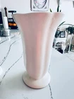 Vintage Haeger Pottery  Vase 10" tall 6" wide  Creamy off White