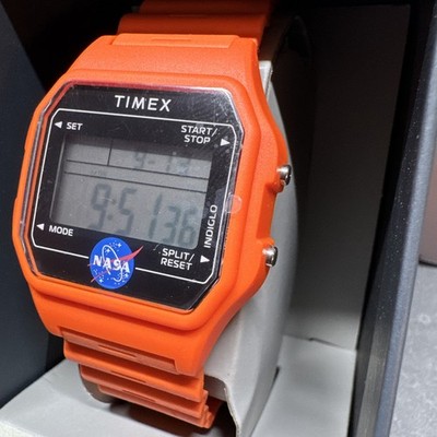 Timex x NASA Artemis 'Lunar Orange' 36mm Watch (TW2Y13300) NEW