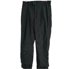 Obermeyer Snow Pants Mens XL Short Black Insulated Adjustable Waist Ski Snow