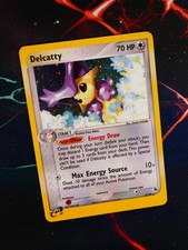 LP/MP Pokemon DELCATTY Card EX RUBY AND SAPPHIRE Set #5/109 Holo Foil Rare#2 on eBay