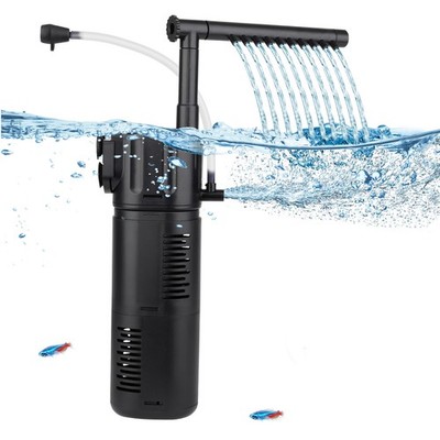 hygger Aquarium Filter Submersible Power Filter w/ Aeration Waterfall Fish Tank