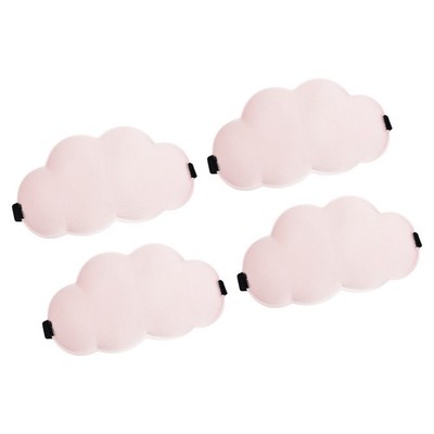 4 Cloud Shaped 3D Masks for Adjustable, Pink