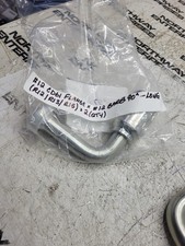 2 PC LOT - 432-2077 4322077 #12 CD61 FLANGE X #12 BARB 90 Hydraulic Fitting