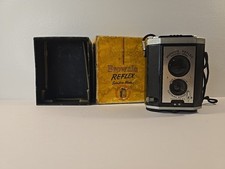Vintage Brownie Reflex Camera Synchro Model Eastman Kodak Box