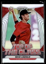 2020 Panini Prizm #TOC-7 Nick Lodolo Top of The Class Silver Prizm
