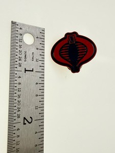 GI Joe Cobra Logo Enamel Lapel Pin Free Ship In USA