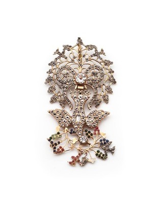 Großer Normanischer Heiliger Geist Anhänger in 18k Gold, Heiliger Geist Anhänger, Normandie