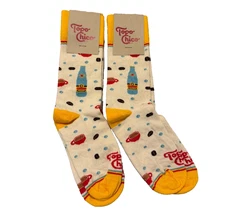 NWT Rare Topo Chico Sparkling Mineral Water Logo Two Pairs of Socks by Sock Club