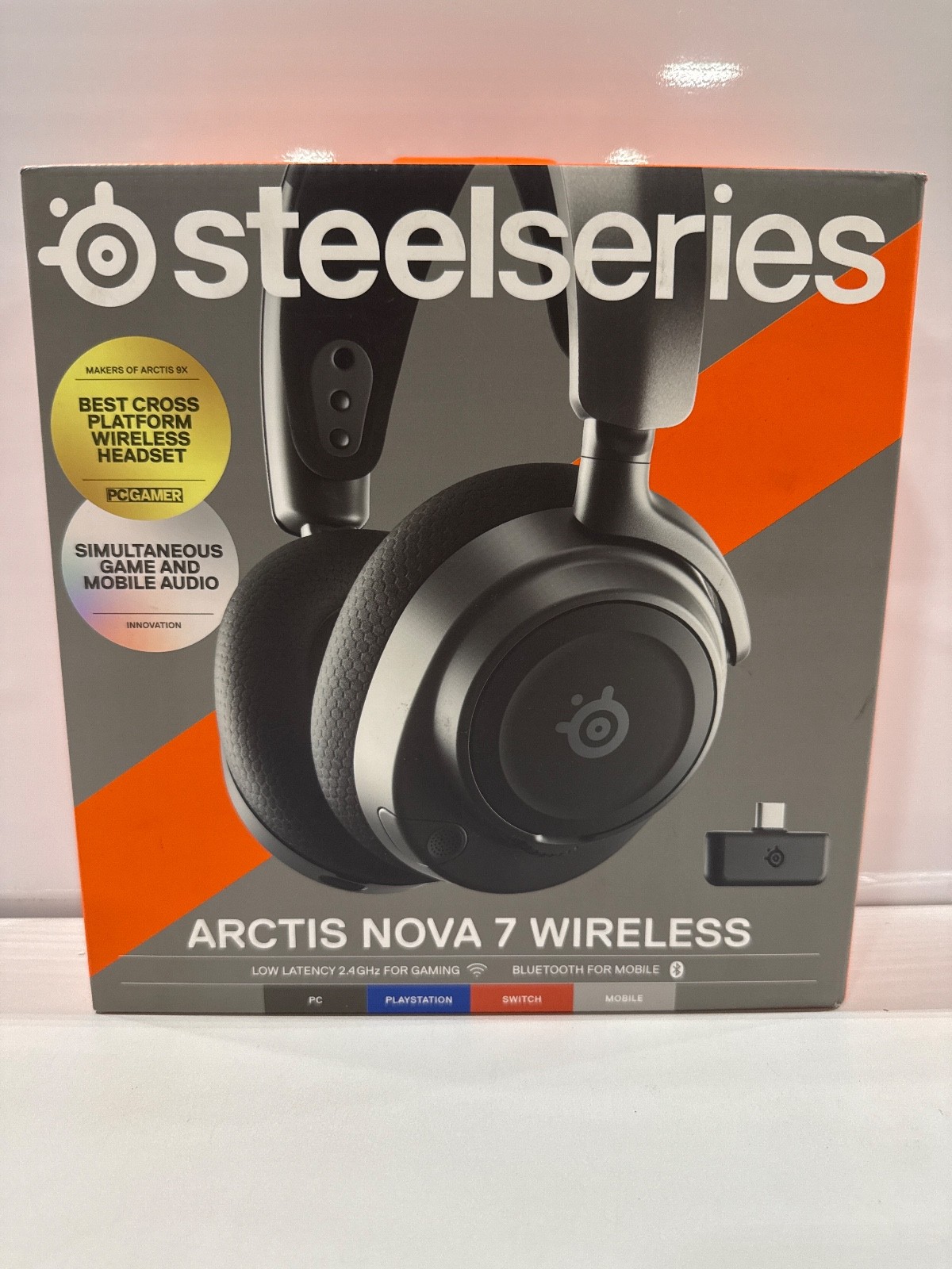 SteelSeries Arctis Nova 7 Wireless Over-Ear Gaming Headset - Black
