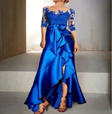 Customized Mother of The Bride Dresses for Women Mermaid Ruffles Asymmetrical