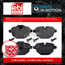 Image of Brake Pads Set Rear 116029 Febi 34206877648 34206879857 34212449289 34216788284