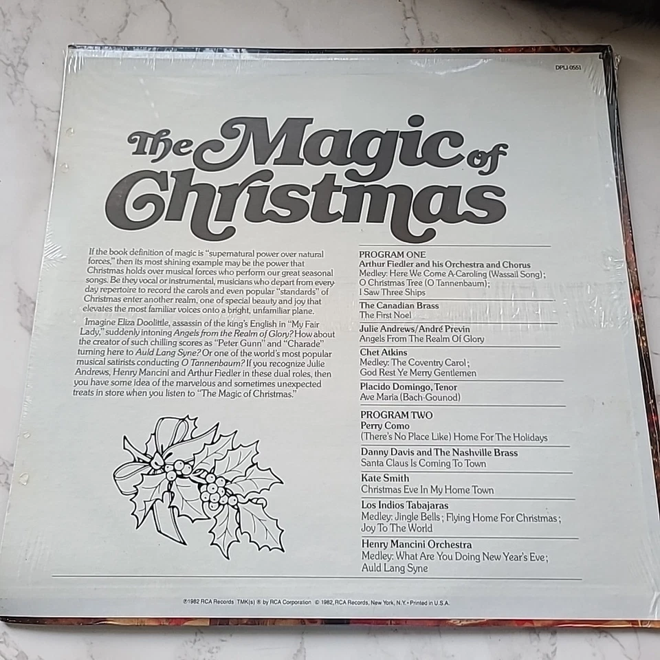The Magic Of Christmas 1982 NEW Sealed Vinyl Record Album RCA LP Julie Andrews - Image 3 of 4