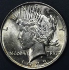 1923 $1 PEACE SILVER DOLLAR KM# 150 Grade:  Choice BU A6046