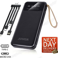 50000mAh Powerbank Externer Akku Pack Ladegerät ZusatzAkku 4USB Für Handy