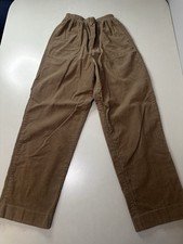 Vintage Sears Corduroy Teens Garterized Pants Size 12 Light Brown