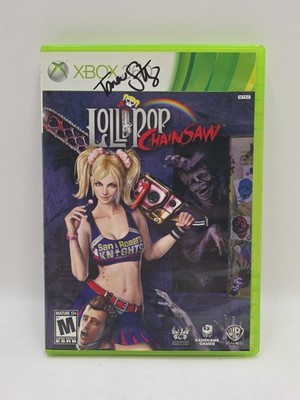 Lollipop Chainsaw Xbox 360 CASE Signed by Tara Strong (Voice of Juliet Starling)