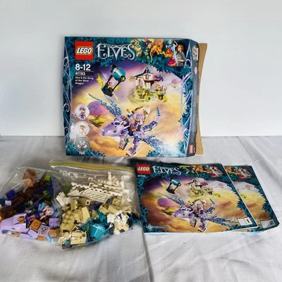 LEGO Elves 41193 Aira & the Song of the Wind Dragon 100% complete With Box - image 1 of 4