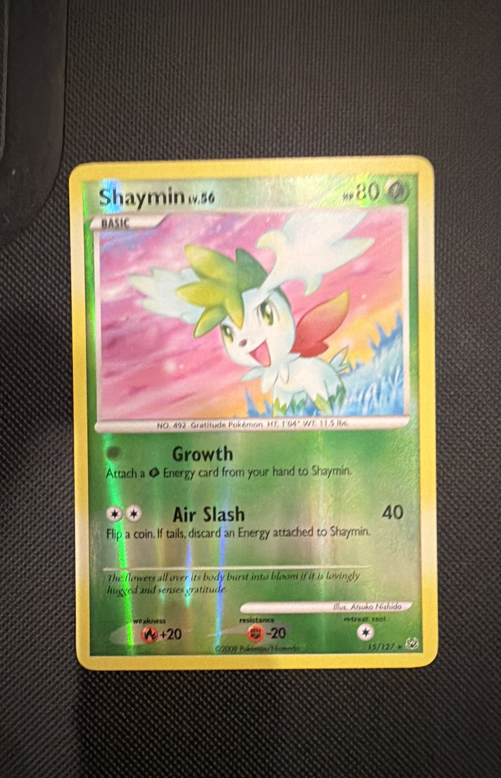 Shaymin 15/127 Platinum Reverse Holo