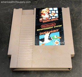 Vylor Super Mario Bros Duck Hunt Nintendo NES 1980s 2 Game Lot