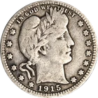 1915-D Barber Quarter