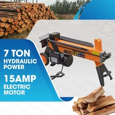 7 Ton Electric Log Wood Firewood Splitter Portable Hydraulic Firewood Splitting