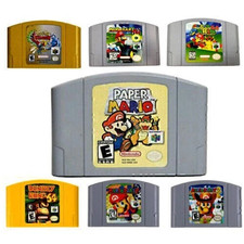 64 Game Cartridge Console Card - For Nintendo...
